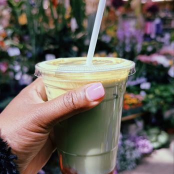 Lina's Pastries & Coffee - Strawberry Matcha - Desserts Near Me - Hamilton, Ontario Lina's Pastries & Coffee - Strawberry Matcha - Desserts Near Me - Hamilton, Ontario