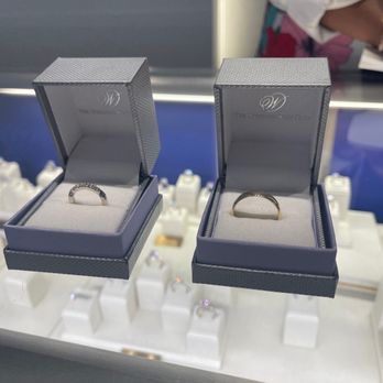 The Wedding Ring Shop - Fancy band for her. Simple band for him(Me) - Jewelry Near Me - Honolulu, Hawaii