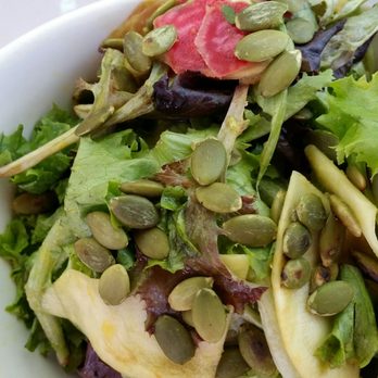 Gertrude's - Lovely beet salad pepitos, thin slices of beets on mixed greens - New American Near Me - Phoenix, Arizona
