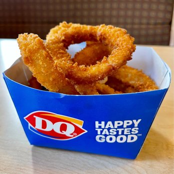 Dairy Queen Grill & Chill - 8/21/22 actual onion rings, different sizes. - Ice Cream & Frozen Yogurt Near Me - Wappingers Falls, New York Dairy Queen Grill & Chill - 8/21/22 actual onion rings, different sizes. - Ice Cream & Frozen Yogurt Near Me - Wappingers Falls, New York