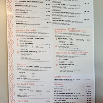 Seoul Sushi - Menu - Korean Near Me - Wilmington, North Carolina Seoul Sushi - Menu - Korean Near Me - Wilmington, North Carolina