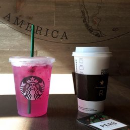 Mango Dragonfruit Refresher and Coffee Mango Dragonfruit Refresher and Coffee