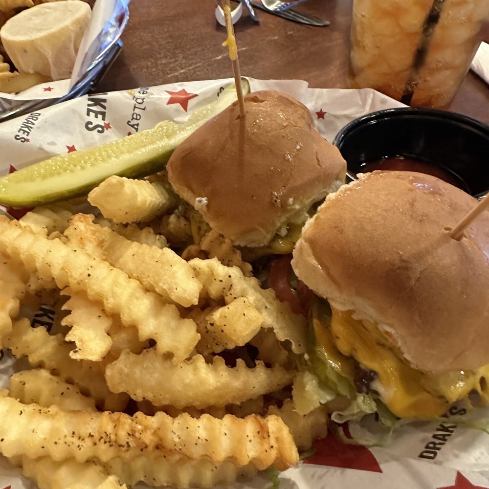 Drake's - Juicy Lucy sliders so good! - Burgers Near Me - Florence, Kentucky
