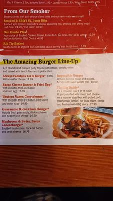 Menu photo 1 The Smokin Robinsons Cafe Bremerton, WA