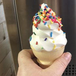 Gilbert Produce Market - Yummy vanilla cone with sprinkles!