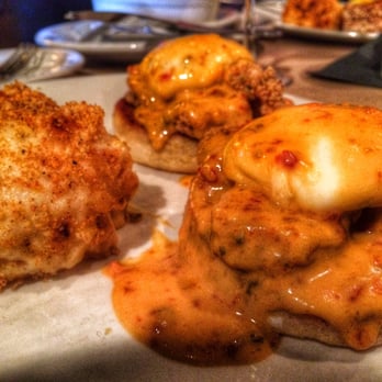 Bonefish Grill - Bang Bang Shrimp Eggs Benedict $9.50 - Seafood Near Me - Augusta, Georgia