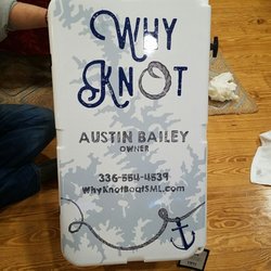 Why Knot Boat SML - Yeti cooler alwasy filled with ice and drinks!