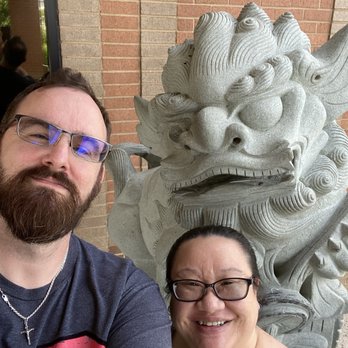 China Buffet - Foo Dog outside the front of China Buffet - Chinese Near Me - Greensboro, North Carolina