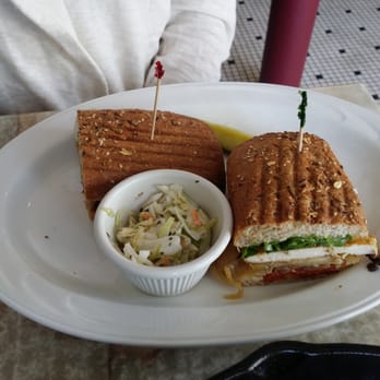 Eggty 8 Cafe - Sunny Chicken and Brie sandwich. I really wish this tasted better. - American Near Me - Fort Lee, New Jersey Eggty 8 Cafe - Sunny Chicken and Brie sandwich. I really wish this tasted better. - American Near Me - Fort Lee, New Jersey