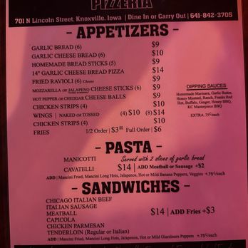 Corigliano's Pizzeria - Menu as of 11/16/25 - Pizza Near Me - Knoxville, Iowa Corigliano's Pizzeria - Menu as of 11/16/25 - Pizza Near Me - Knoxville, Iowa
