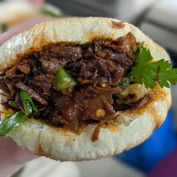 Sister Liu's Kitchen - Spicy Beef Burger 辣牛馍 - Chinese Near Me - Durham, North Carolina Sister Liu's Kitchen - Spicy Beef Burger 辣牛馍 - Chinese Near Me - Durham, North Carolina