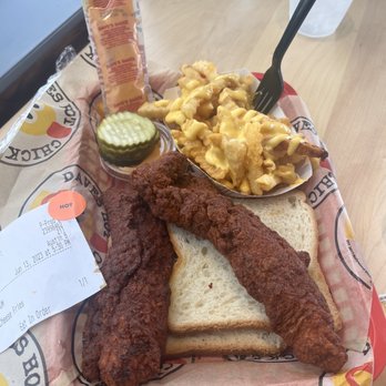 Dave's Hot Chicken - Dave's #1 2 Tenders w/ Cheese Fries - Chicken Shop Near Me - Howell, Michigan