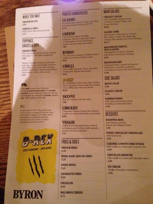 Menu photo 4 Byron London, XGL