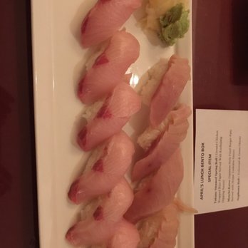 Crystal Fish - Yellowtail and albacore nigiri - Japanese Near Me - Monterey, California Crystal Fish - Yellowtail and albacore nigiri - Japanese Near Me - Monterey, California