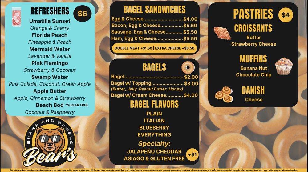 BEARS BEANS AND BAGELS 15 N Central Ave, Umatilla, Florida Coffee