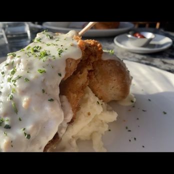 Nick's On 2nd - This is another angle of the Buttermilk Fried Chicken - New American Near Me - Long Beach, California