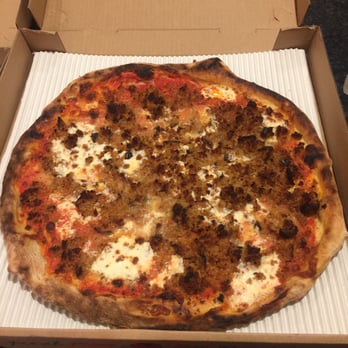 Custom Pie and Bar - Fennel sausage and onion pie with no onions and added double sausage! Pure pleasure! - Pizza Near Me - Moorpark, California Custom Pie and Bar - Fennel sausage and onion pie with no onions and added double sausage! Pure pleasure! - Pizza Near Me - Moorpark, California