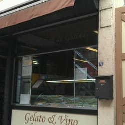 Gelato & Vino - Là façade avec des travaux malheureusement pour le moment