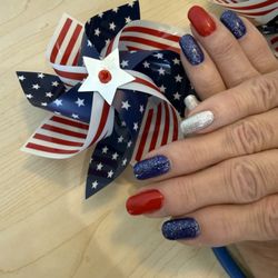 Forth of July nails