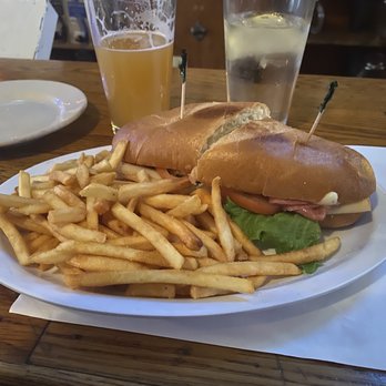 High Beck Tavern - Italian sub with fries - Dive Bars Near Me - Columbus, Ohio