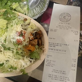 Chipotle Mexican Grill - Overcharged can see it's chicken - Fast Food Near Me - Los Angeles, California Chipotle Mexican Grill - Overcharged can see it's chicken - Fast Food Near Me - Los Angeles, California
