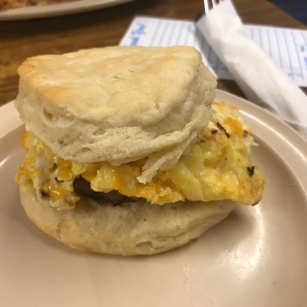 Burch Bridge Cafe - Sausage and Egg Biscuit! - Breakfast & Brunch Near Me - Burlington, North Carolina Burch Bridge Cafe - Sausage and Egg Biscuit! - Breakfast & Brunch Near Me - Burlington, North Carolina