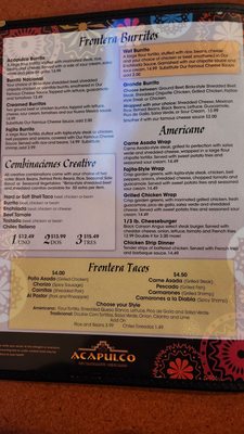 Menu photo 2 Acapulco Mexican Restaurant Maplewood Maplewood, MN Menu photo 2 Acapulco Mexican Restaurant Maplewood Maplewood, MN