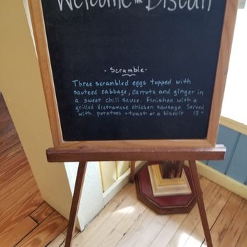 The Biscuit - Enjoyed this special this morning. Great sweet flavor and spicy sausage. Amazing mix of flavors! - Breakfast & Brunch Near Me - Holland, Michigan