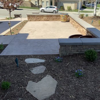 Concrete Etc - Front Patio - Masonry/Concrete Near Me - Santa Clarita, California