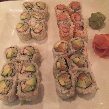 Tokyo Mandarin - California rolls on the left, spicy tuna top right and alaskan roll bottom right - Japanese Near Me - Mullica Hill, New Jersey Tokyo Mandarin - California rolls on the left, spicy tuna top right and alaskan roll bottom right - Japanese Near Me - Mullica Hill, New Jersey