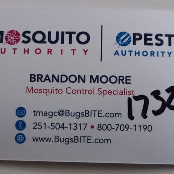 Mosquito Authority - Our local rep - Pest Control Near Me - Daphne, Alabama