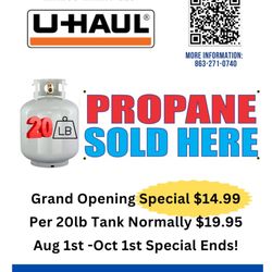 U-Haul - Kairos Karat - Propane Gas is sold here and filled here.