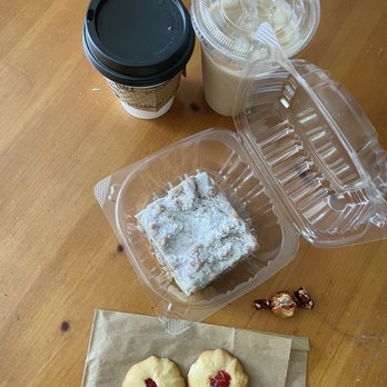 Diplomat Cafe and Bakery - Vanilla cappuccino, iced vanilla coffee, crumb cake, cherry cookies, and coffee candy - Modern European Near Me - Goshen, New York Diplomat Cafe and Bakery - Vanilla cappuccino, iced vanilla coffee, crumb cake, cherry cookies, and coffee candy - Modern European Near Me - Goshen, New York