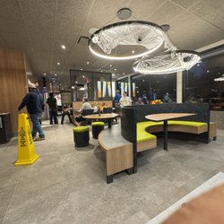 McDonalds - Here's the rather small dining room.