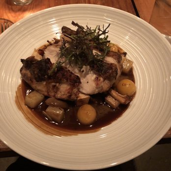 The Promontory - Chicken Breast with root vegetables and mushrooms. January 2020 - Bars Near Me - Chicago, Illinois