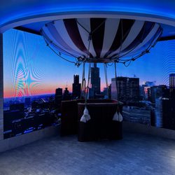 MSC Cruise - Hot air balloon photo op 7th floor