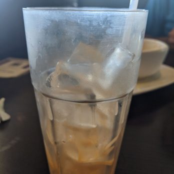Sala Thai - $5 worth of "ice" topped with Thai tea ! - Thai Near Me - Fremont, California