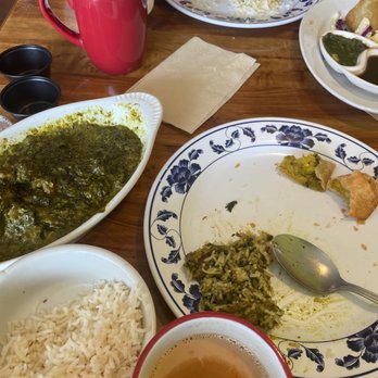 Zaika Indian Express - Lamb Saag with samosa and delicious chai tea! - Indian Near Me - Denver, Colorado Zaika Indian Express - Lamb Saag with samosa and delicious chai tea! - Indian Near Me - Denver, Colorado