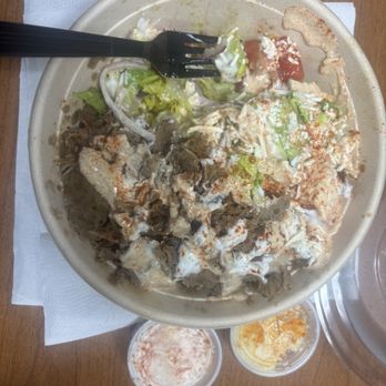 Nick The Greek - Gyro Bowl w/beef/lamb. SO good!! - Mediterranean Near Me - Modesto, California Nick The Greek - Gyro Bowl w/beef/lamb. SO good!! - Mediterranean Near Me - Modesto, California