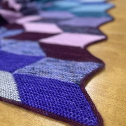 Indigo Purls  - Hvammsvik Blanket