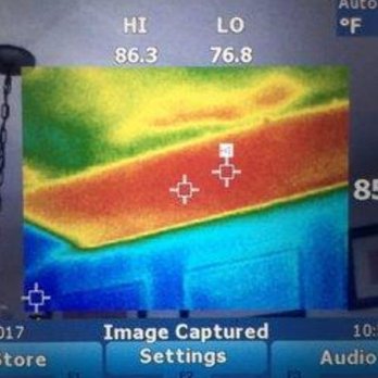 HouseCheck - Austin - Thermal Scan of deficient insulation in ceiling. - Home Inspectors Near Me - Austin, Texas