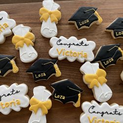 Graduation using school colors