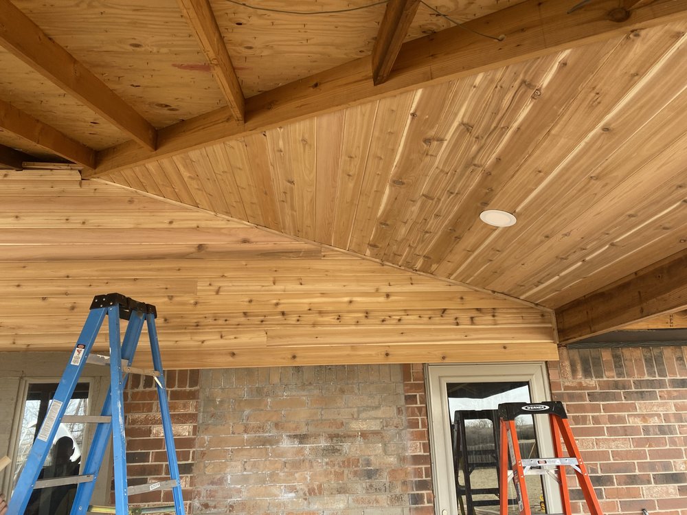 Slide of D&P  Seamless Gutters & Custom Remodeling 