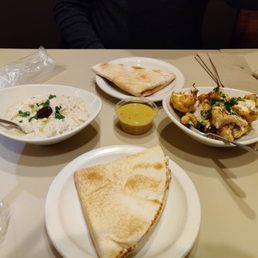 Baba ganoush and spicy cauliflower Baba ganoush and spicy cauliflower