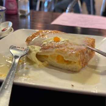 HKS KITCHEN - Has fillings also in the French toast. Must try - Hong Kong Style Cafe Near Me - Staten Island, New York