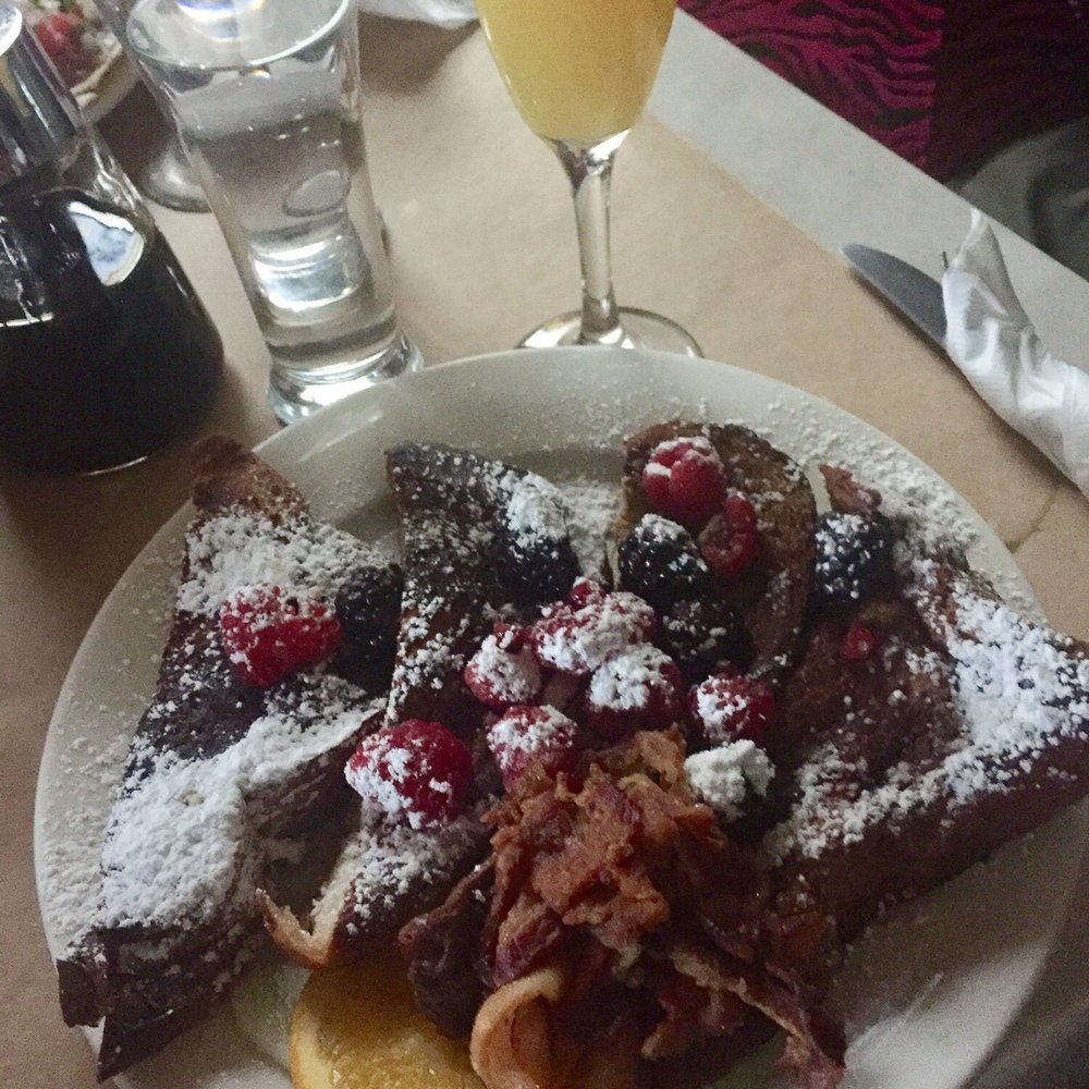 French toast with bacon for $13 French toast with bacon for $13