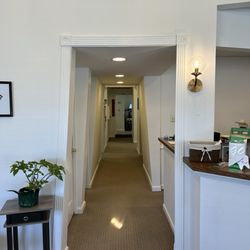 Hallway to operatories