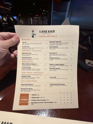 Menu photo 2 Elbow Room Fresno, CA Menu photo 2 Elbow Room Fresno, CA