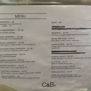 C&B - Menú - Coffee & Tea Near Me - New York, New York C&B - Menú - Coffee & Tea Near Me - New York, New York