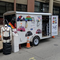 Snug Underwear - Our mobile store set-up at an event.
